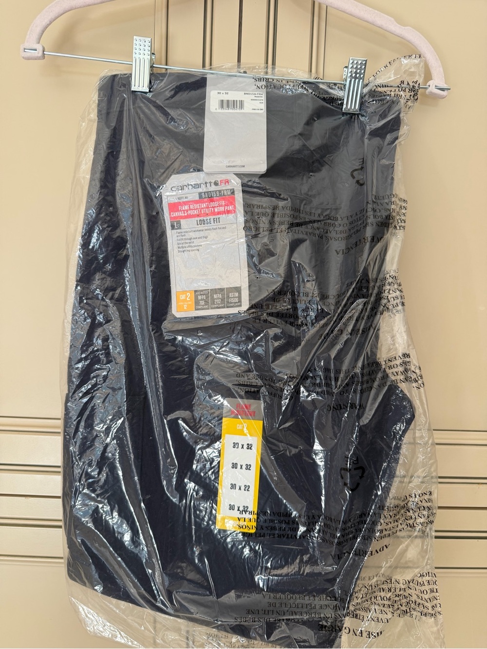 Carhartt Flame Resistant Loose Fit Canvas 5-Pocket Utility Work Pants 30X32 NEW